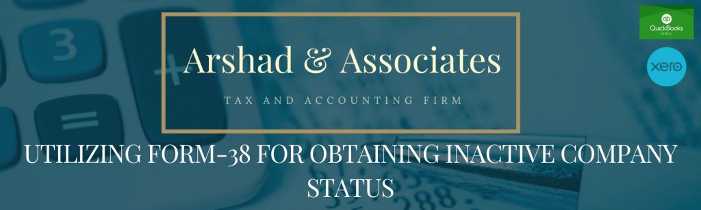 Utilizing Form-38 for Obtaining Inactive Company Status in Pakistan