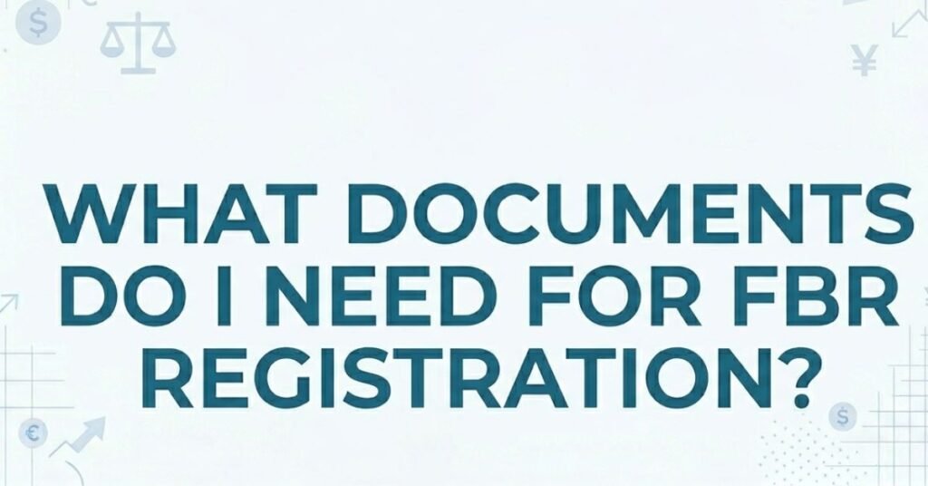 What Documents Do I Need for FBR Registration