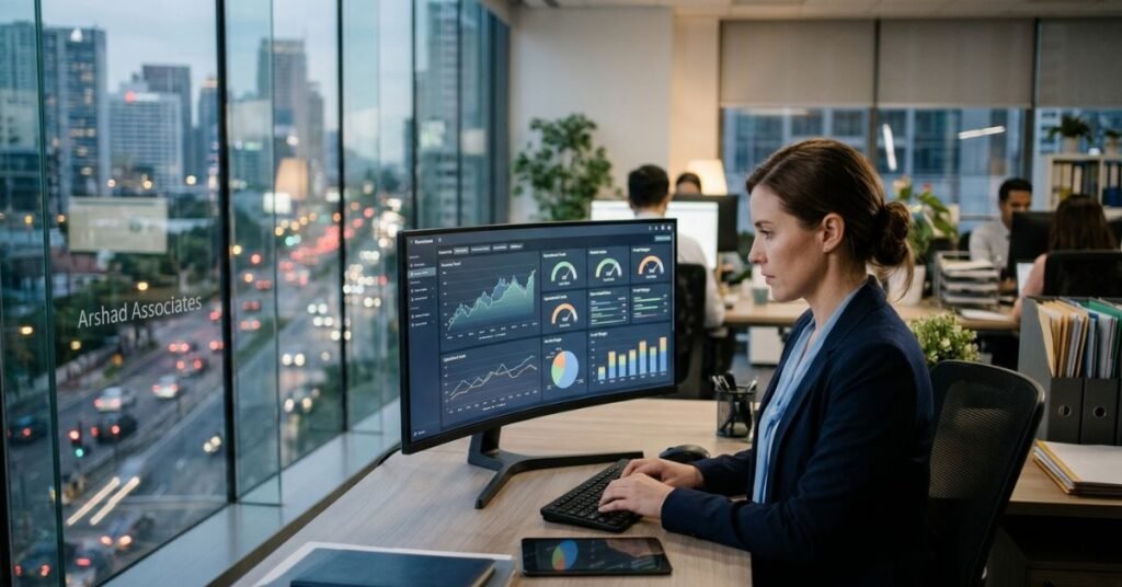 Financial Dashboard Creation Real-Time Business Metric